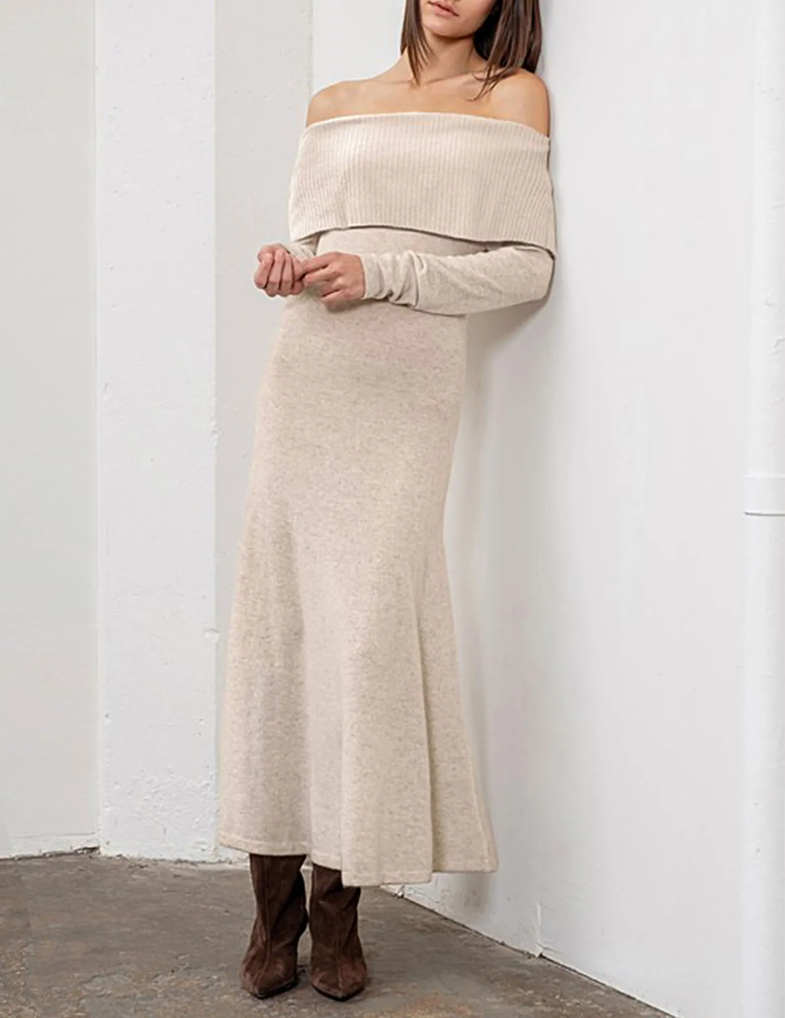 Dylan Off The Shoulder Sweater Dress