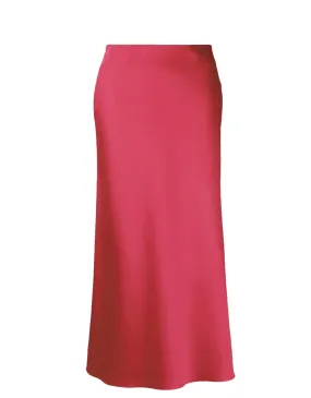 Eudora Maxi Bias Skirt- Coral