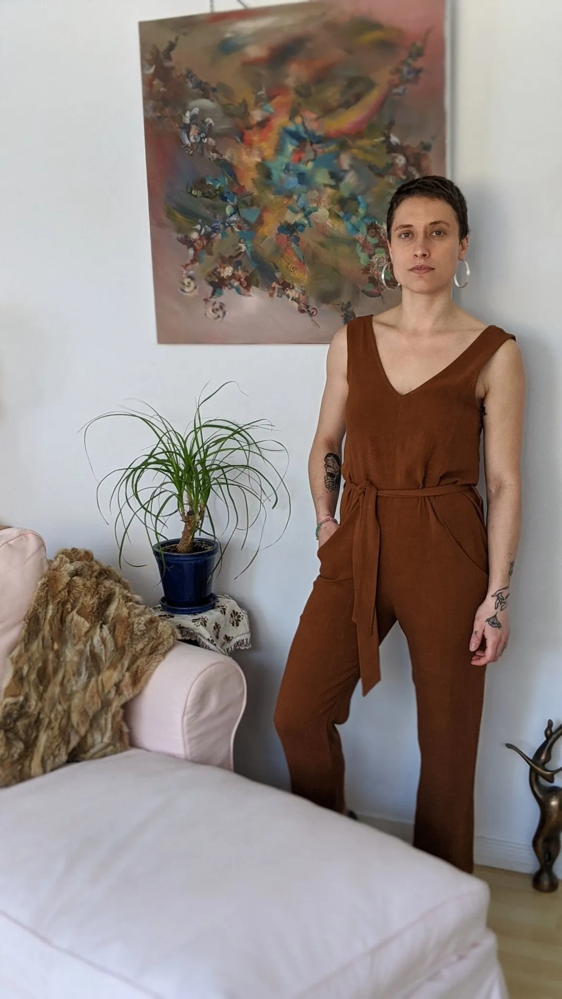 Eve Gravel Owl Moon Jumpsuit - Various Colours (Online Exclusive)