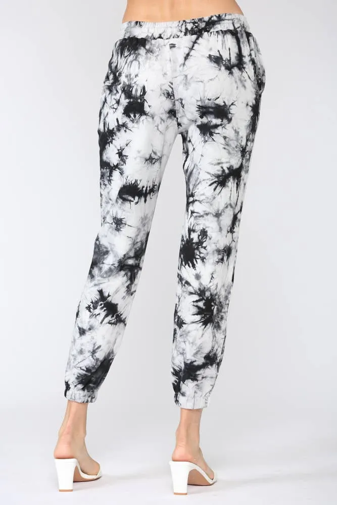 Fate Tie-Dye Print Hooded Loungewear