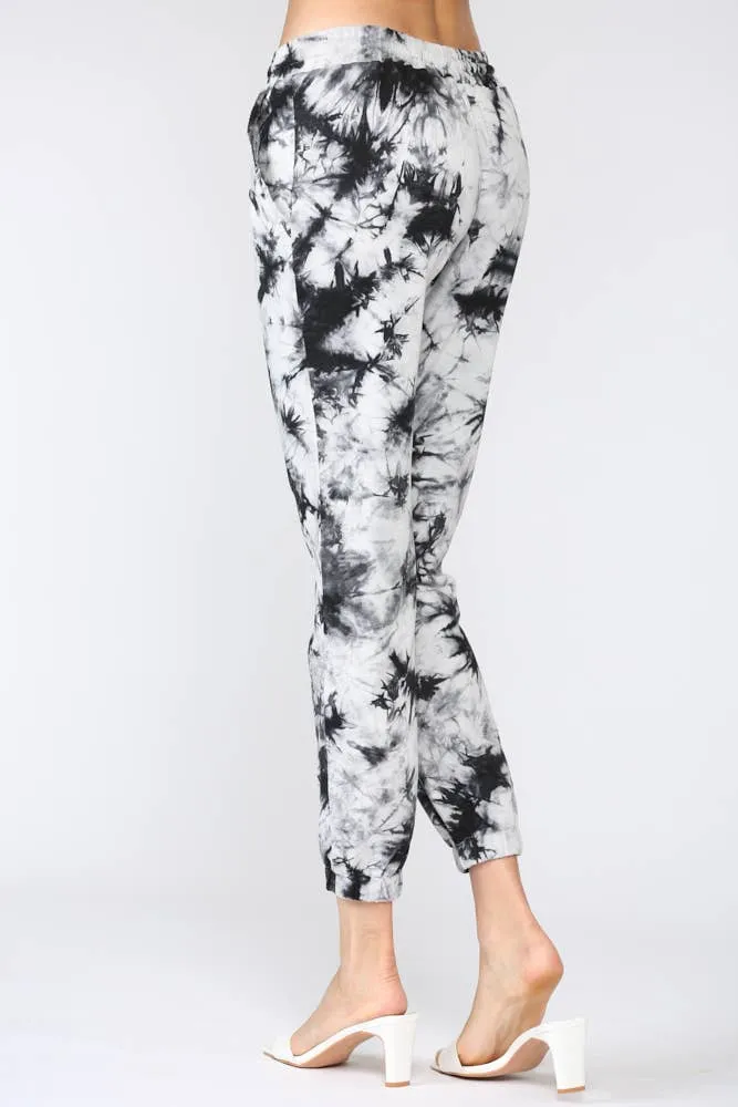 Fate Tie-Dye Print Hooded Loungewear