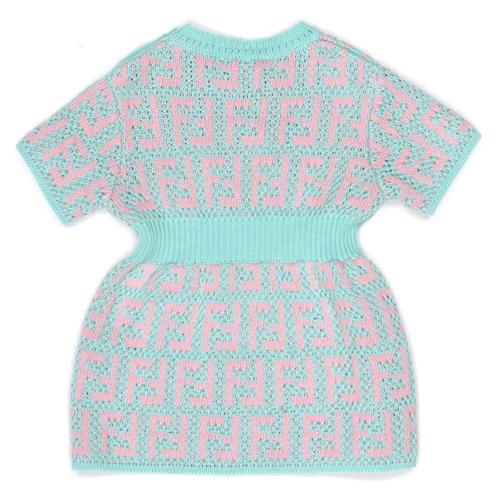 Fendi Baby Girls Turquoise Dress