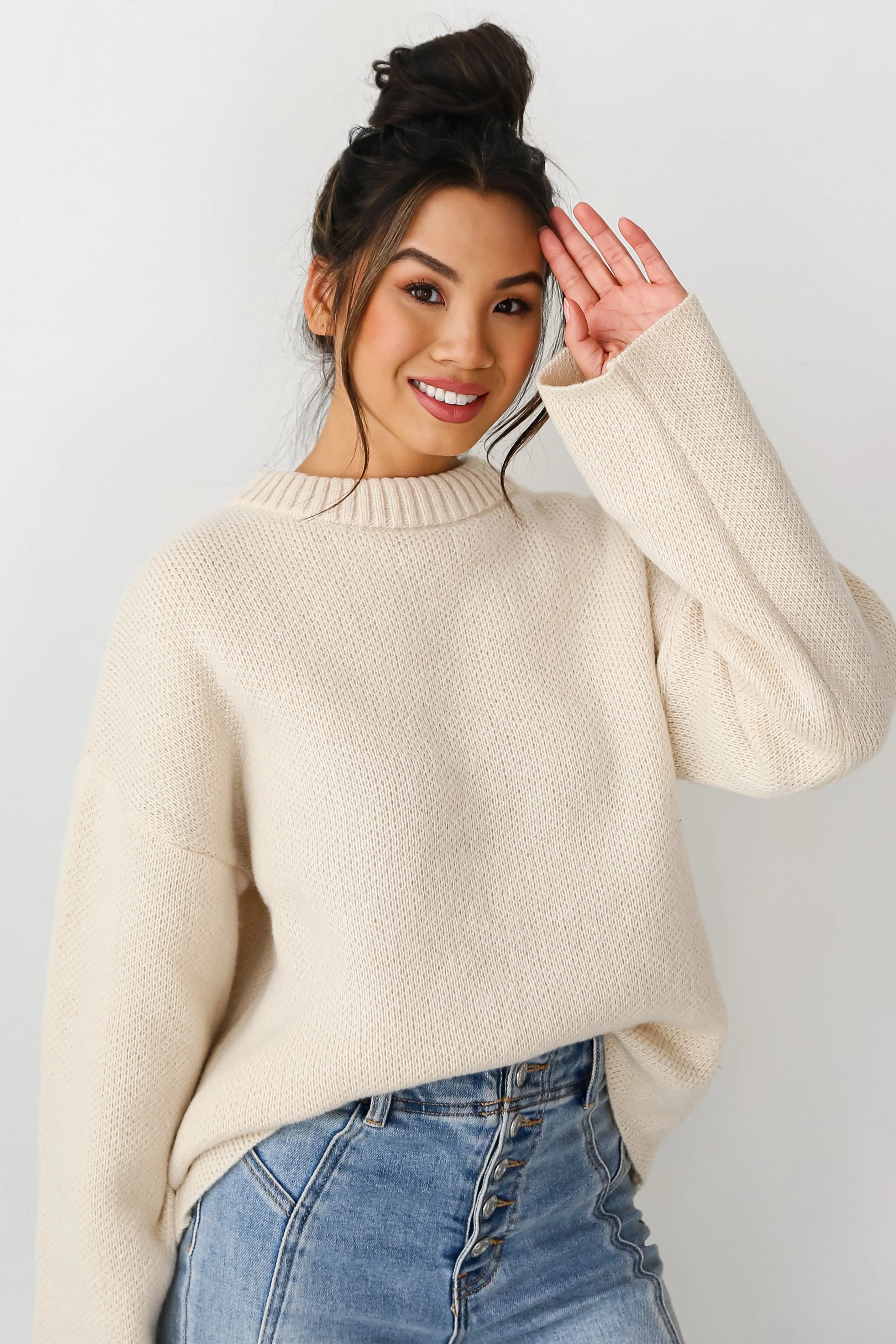 FINAL SALE - Hailey Oversized Sweater - DOORBUSTER