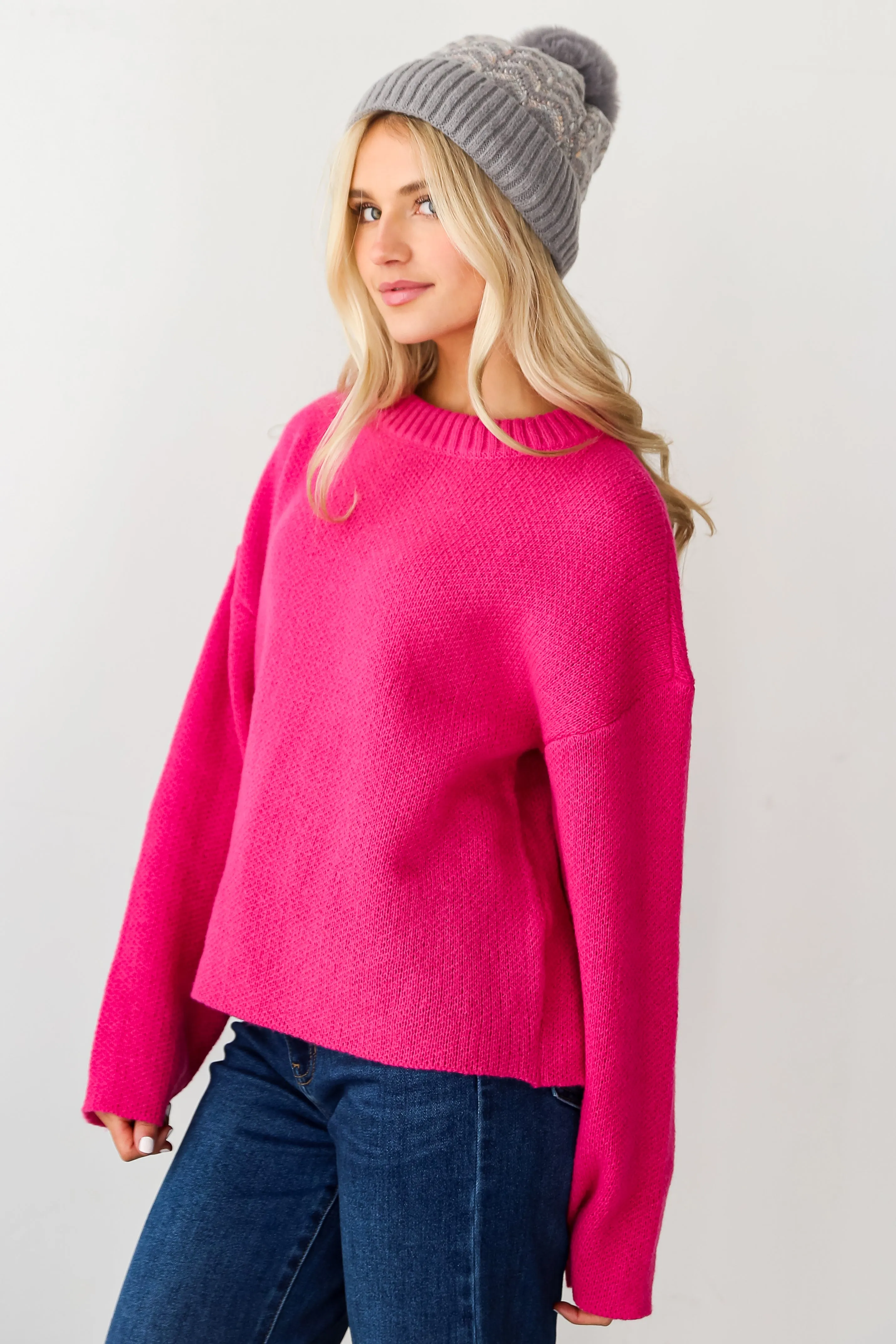 FINAL SALE - Hailey Oversized Sweater - DOORBUSTER