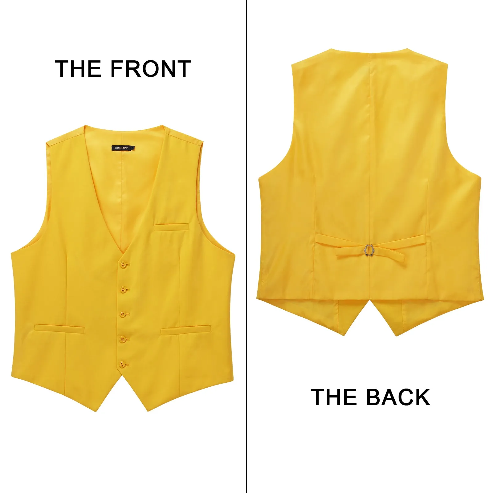 Formal Suit Vest - Z1 - YELLOW