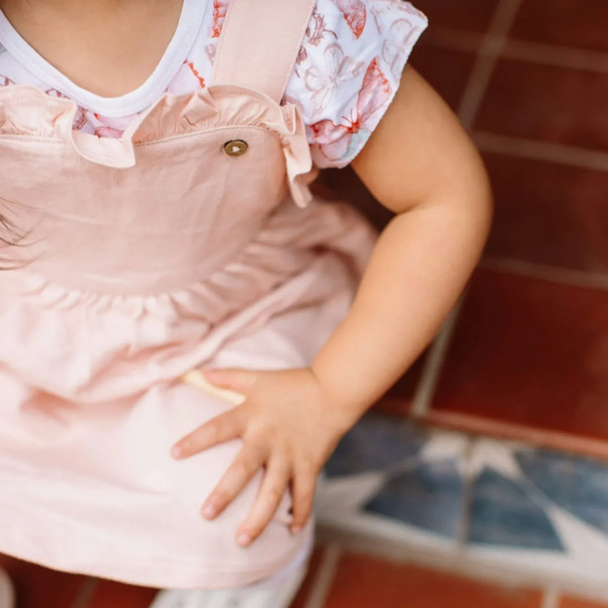 French Terry Dress - Toddler - Pink Sand