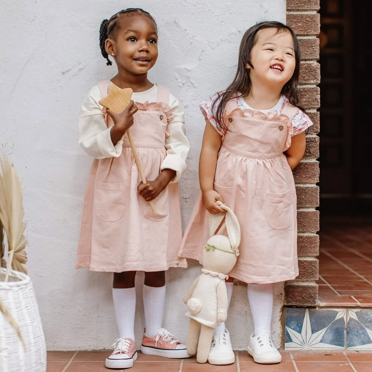 French Terry Dress - Toddler - Pink Sand