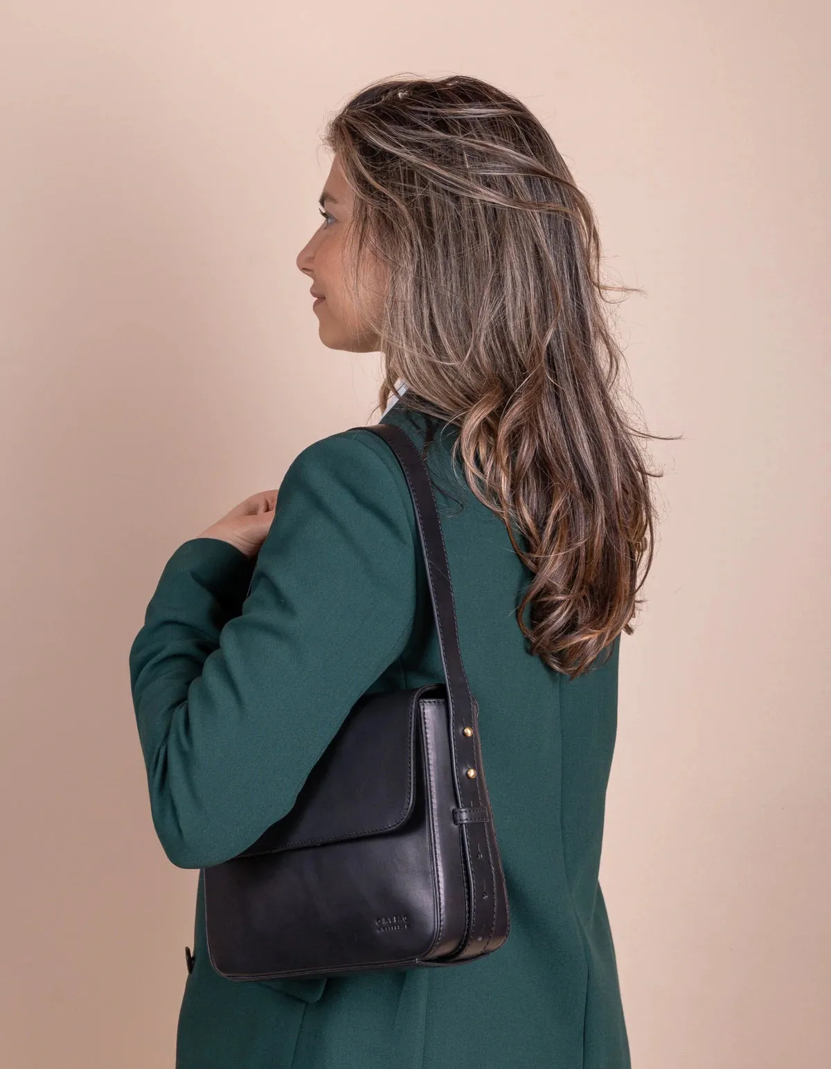 Gina Bag in Classic Leather (Black)