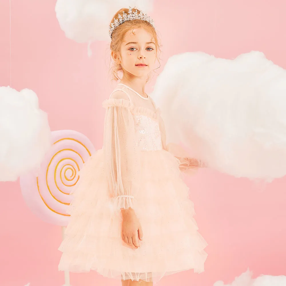 Girl Pageant Dress Multi-layered Tulle