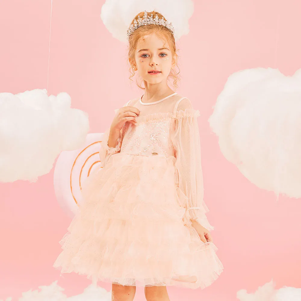 Girl Pageant Dress Multi-layered Tulle