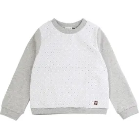 Girls Light Grey Sweatshirt