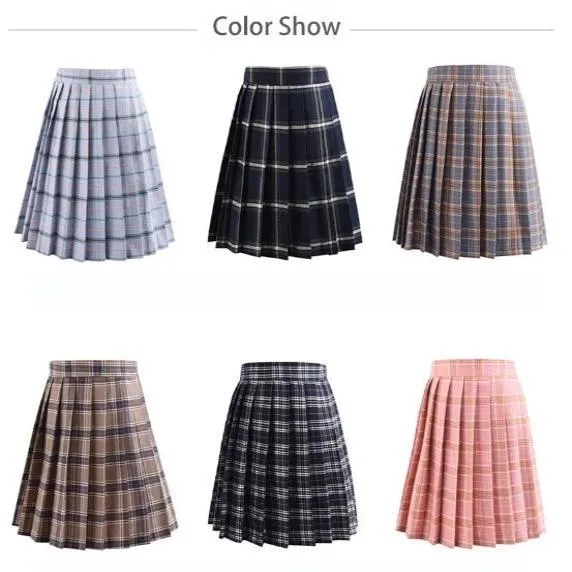 Harajuku Japanese Plaid Skirt