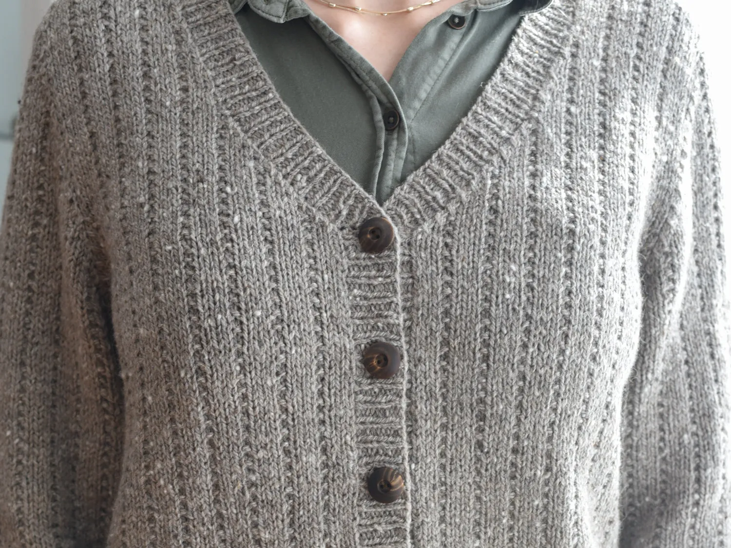 Her Home Office Cardigan <br/><small>knitting pattern</small>