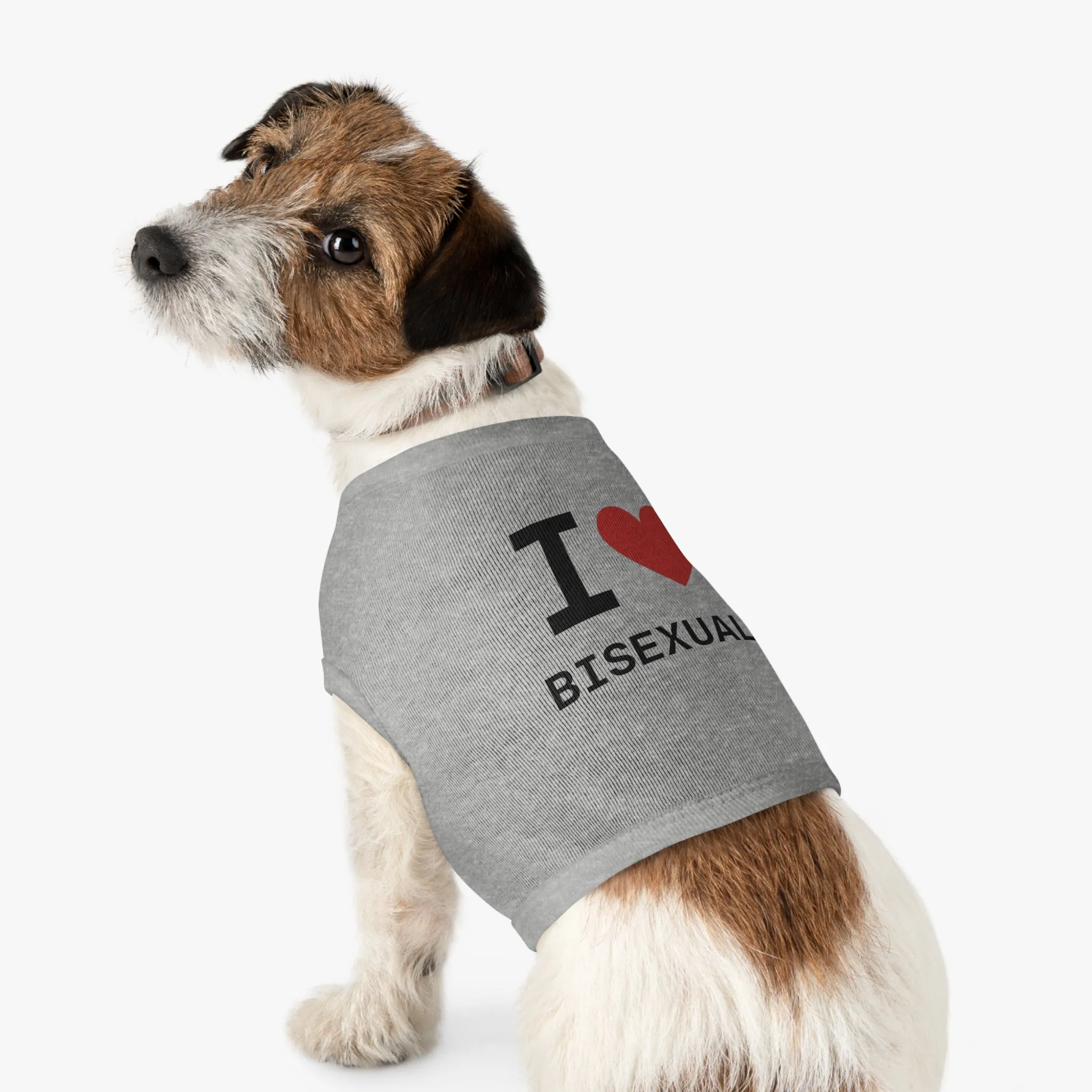 I Heart Bisexuals Pet Tank Top