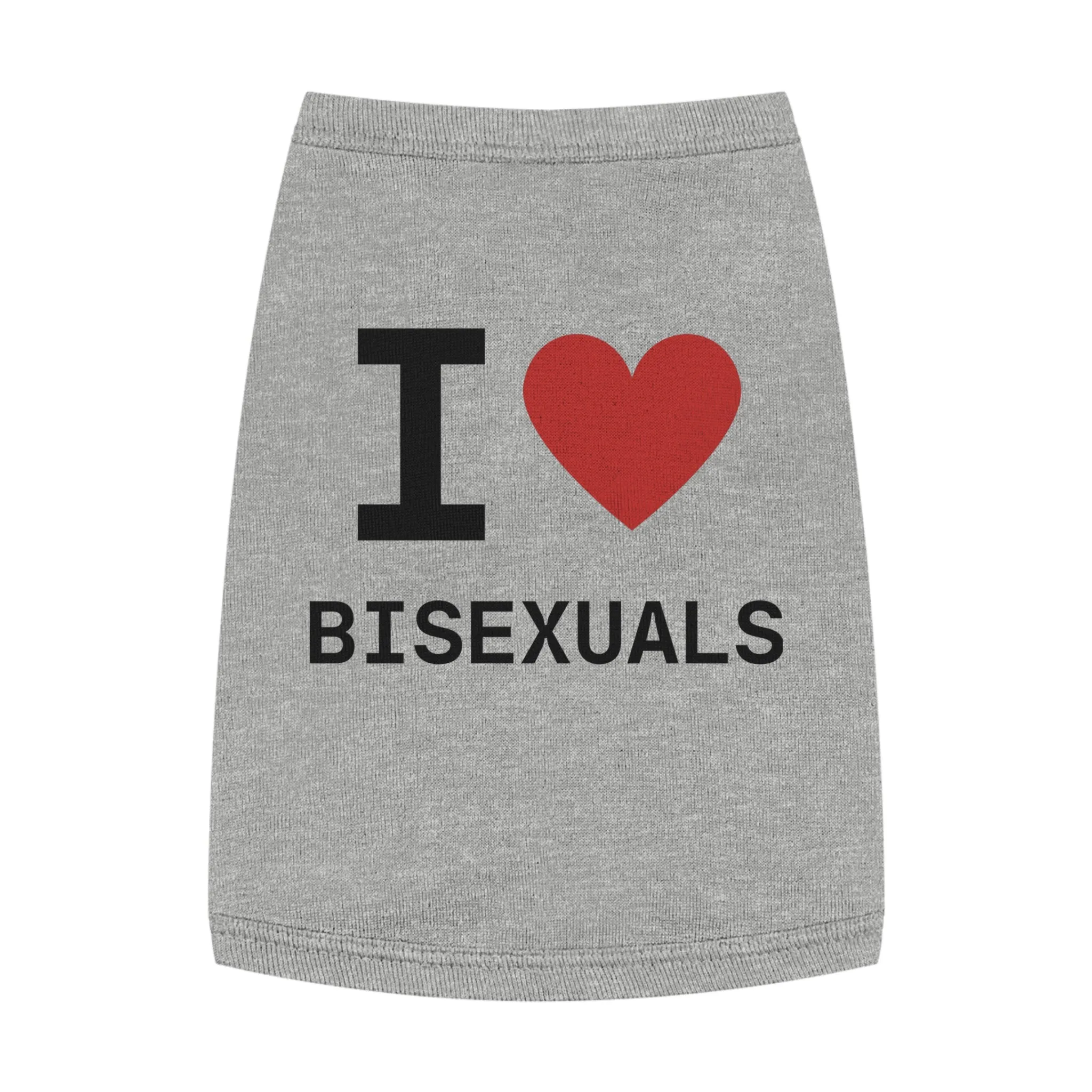 I Heart Bisexuals Pet Tank Top