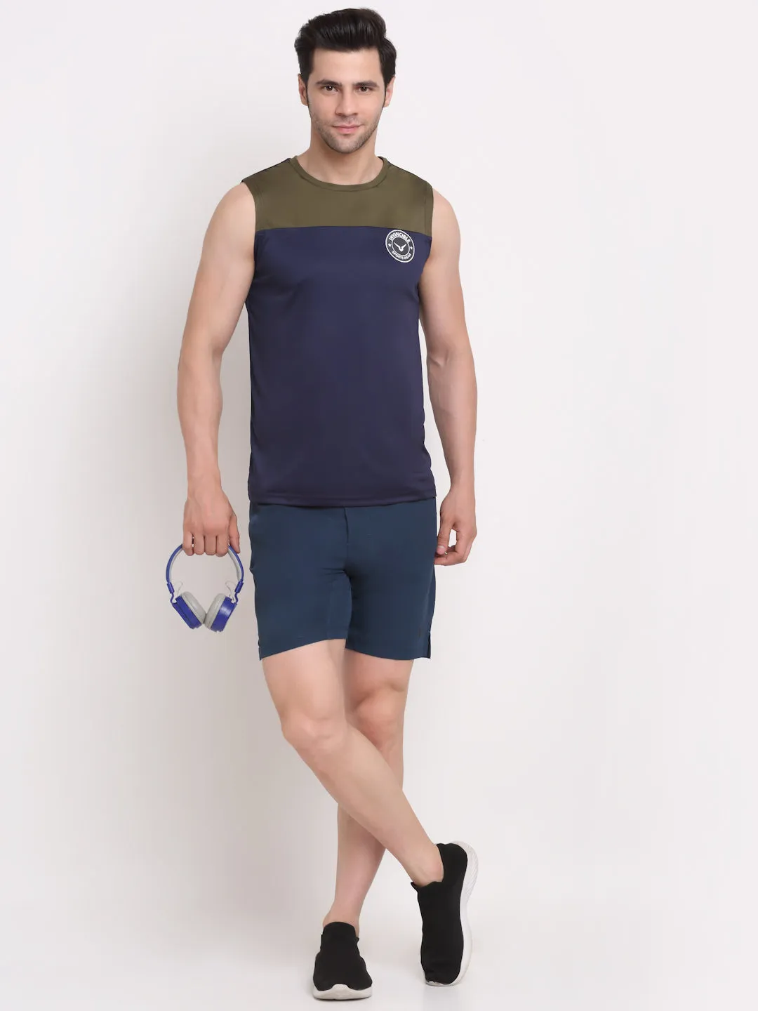 Invincible Men's Color Block Sleeveless Tee