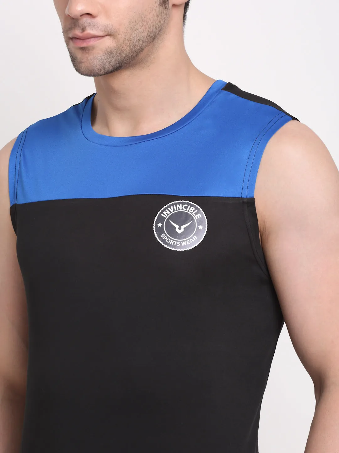 Invincible Men's Color Block Sleeveless Tee