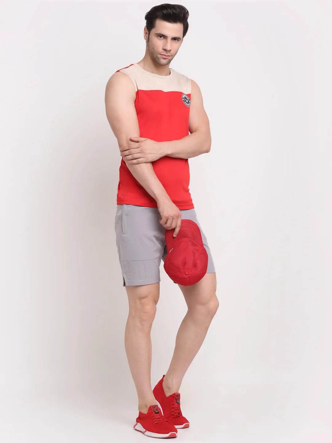 Invincible Men's Color Block Sleeveless Tee