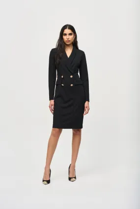 Joseph Ribkoff Black Double Breasted Blazer Dress 243146