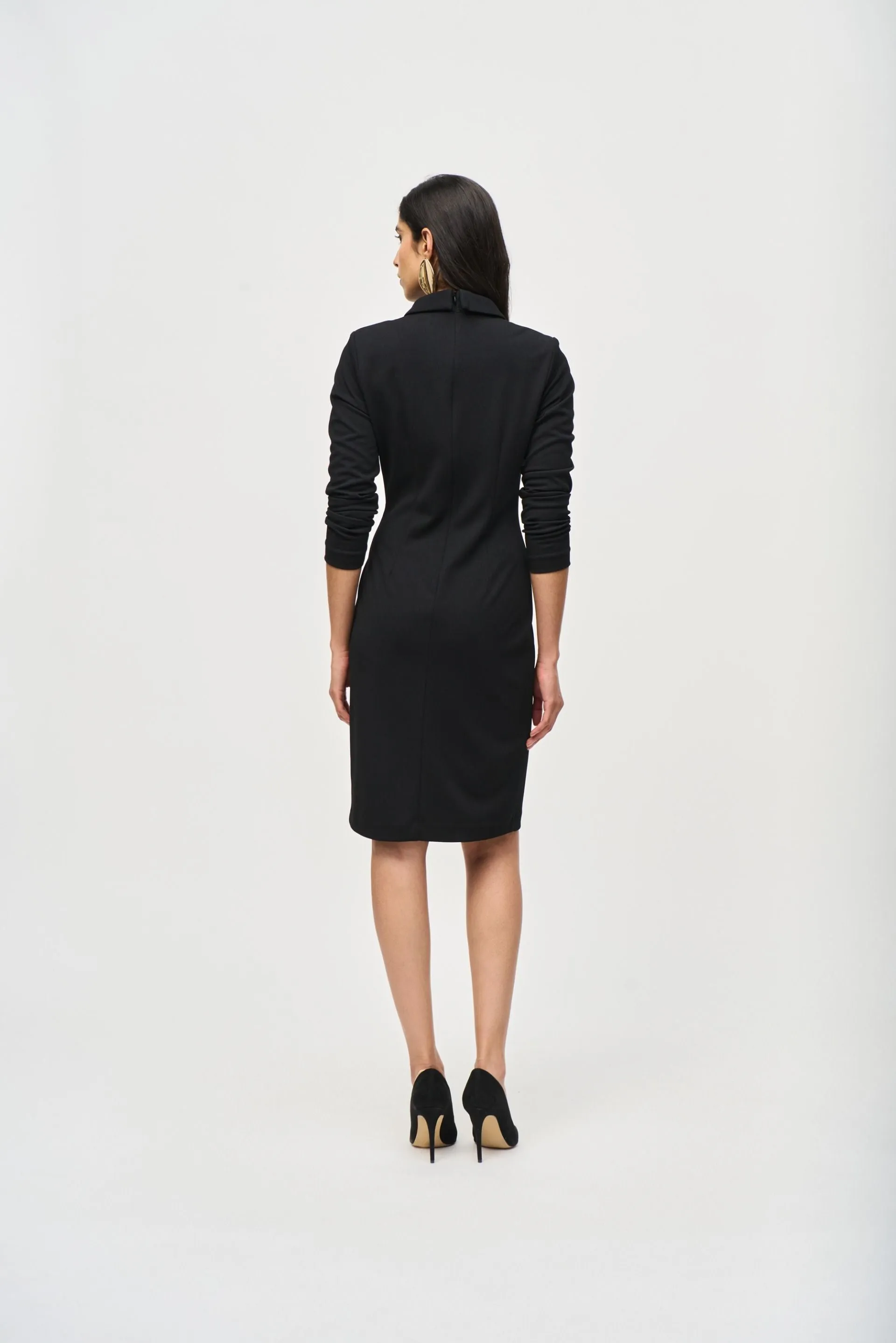 Joseph Ribkoff Black Double Breasted Blazer Dress 243146