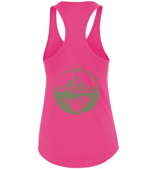 Kenwood-Evergreen Racerback Tank - Mountain Lake