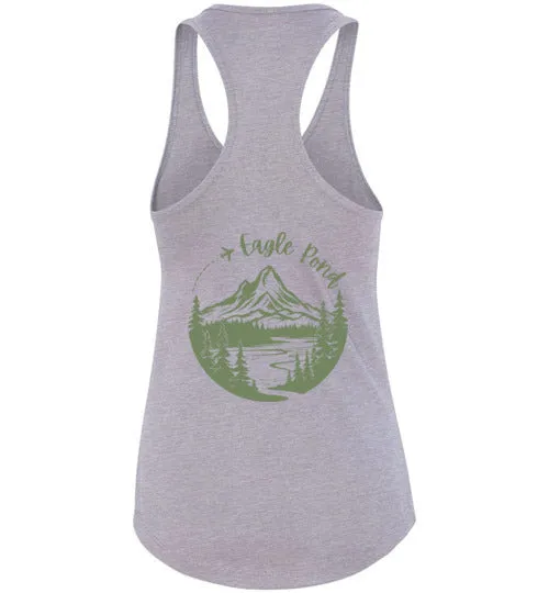 Kenwood-Evergreen Racerback Tank - Mountain Lake