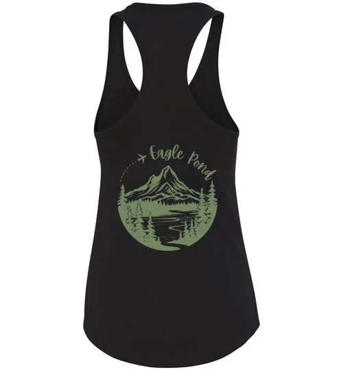 Kenwood-Evergreen Racerback Tank - Mountain Lake