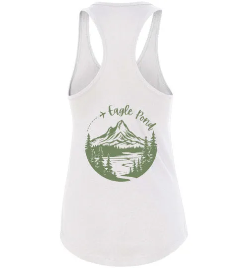 Kenwood-Evergreen Racerback Tank - Mountain Lake