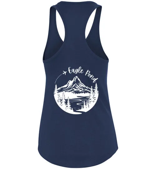 Kenwood-Evergreen Racerback Tank - Mountain Lake