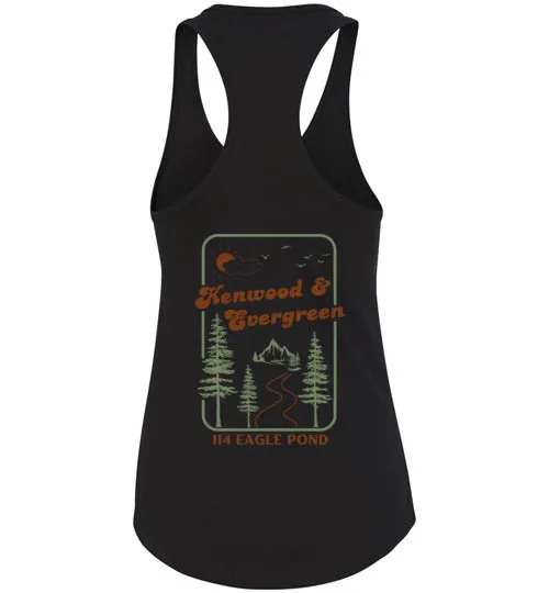 Kenwood-Evergreen Racerback Tank - Mountain Road