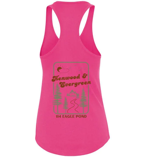 Kenwood-Evergreen Racerback Tank - Mountain Road