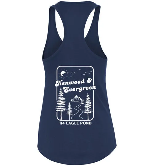 Kenwood-Evergreen Racerback Tank - Mountain Road