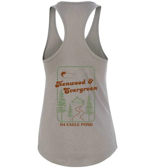 Kenwood-Evergreen Racerback Tank - Mountain Road