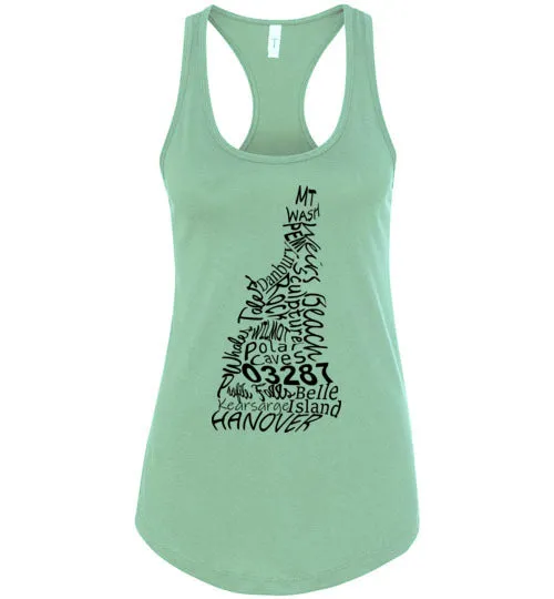 Kenwood-Evergreen Racerback Tank - NH State