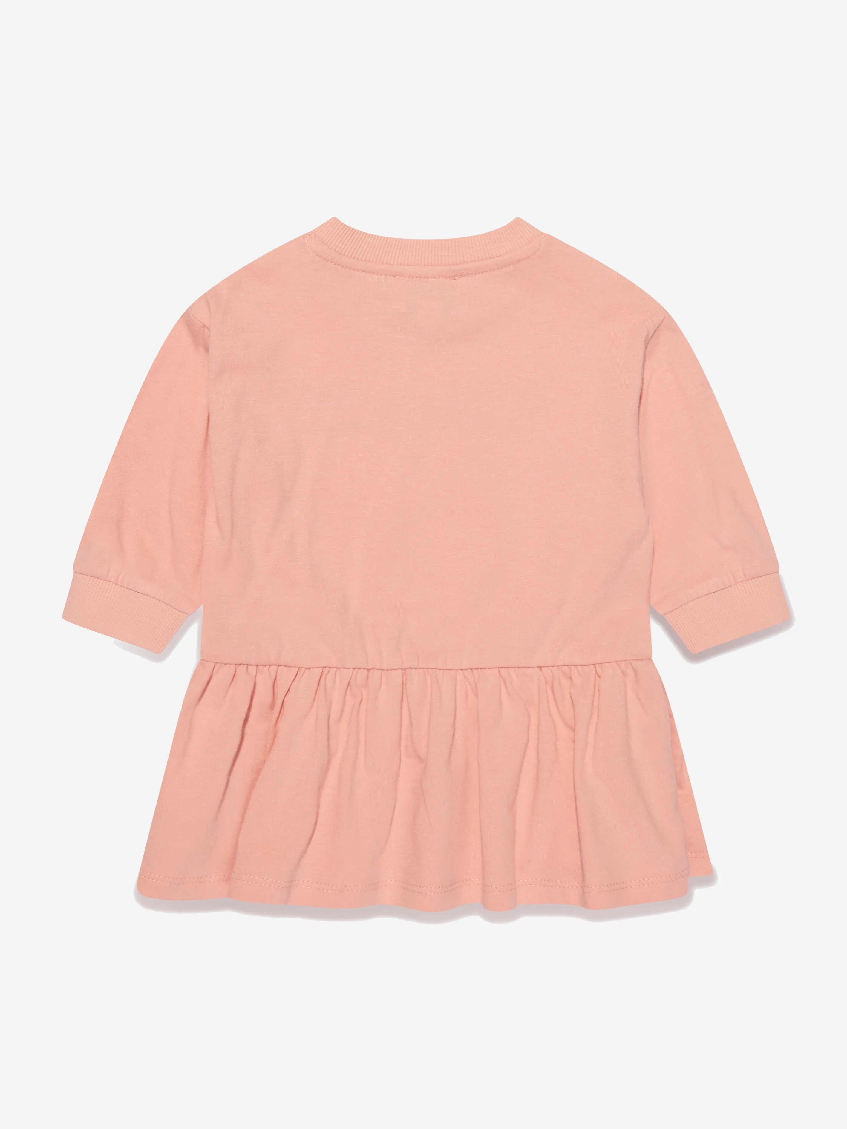 KENZO Baby Girls Logo Jersey Dress in Pink