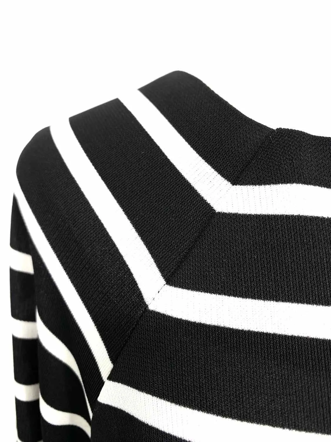 Lauren by RL Women's White/Black sheath Cotton Blend Plaid Size S sweater Dress