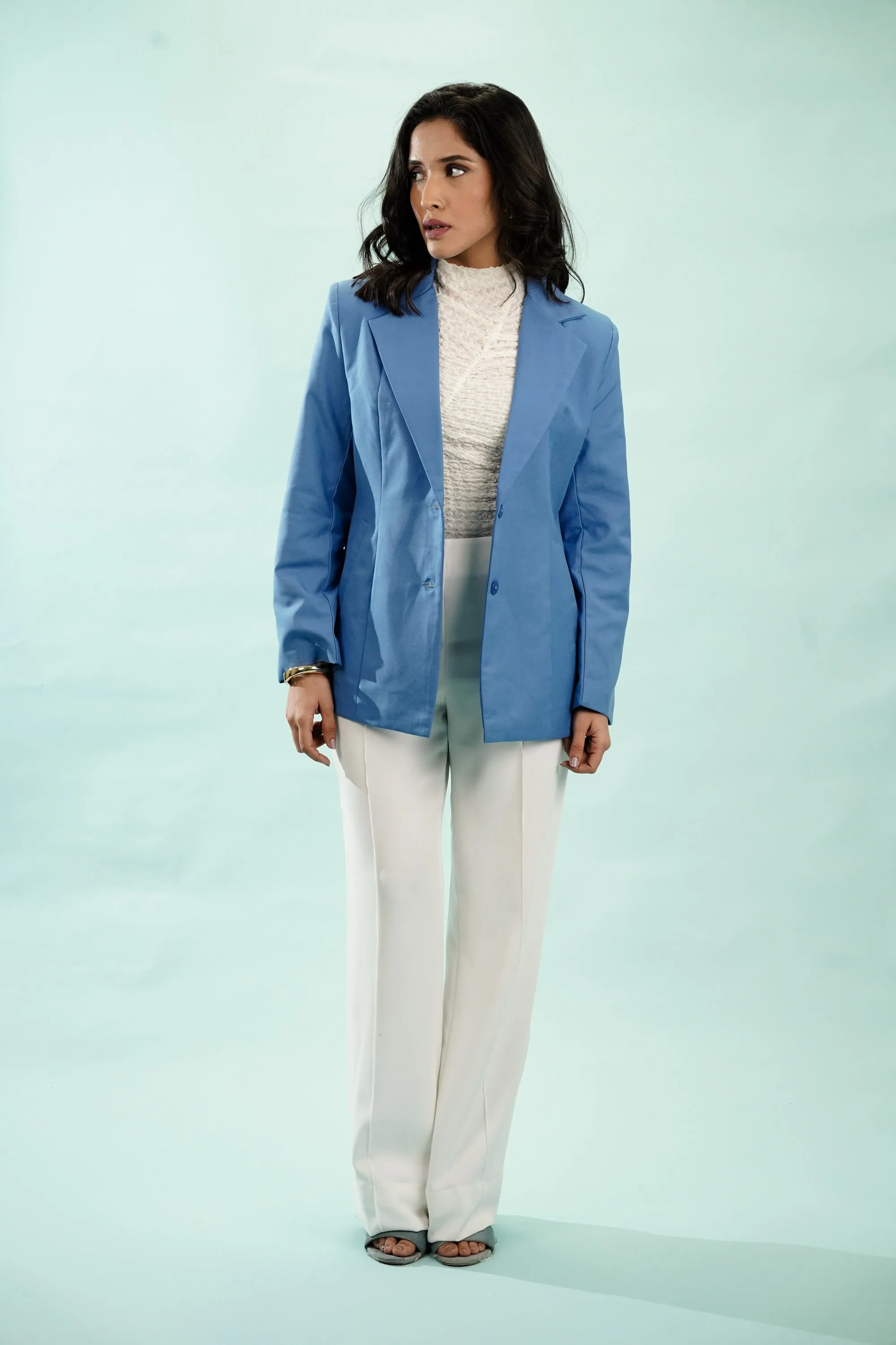 Lavish Blue Summer Blazer