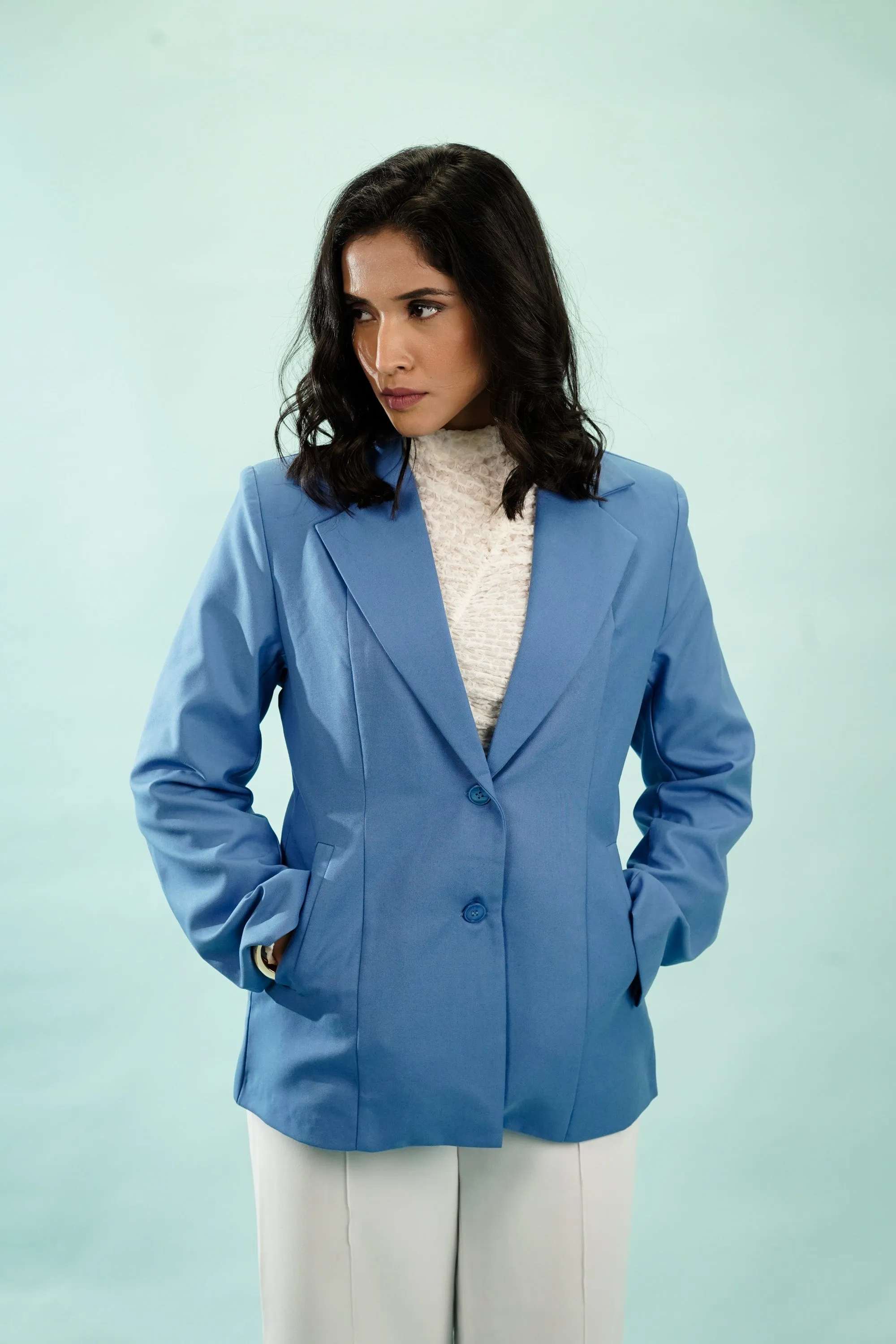 Lavish Blue Summer Blazer