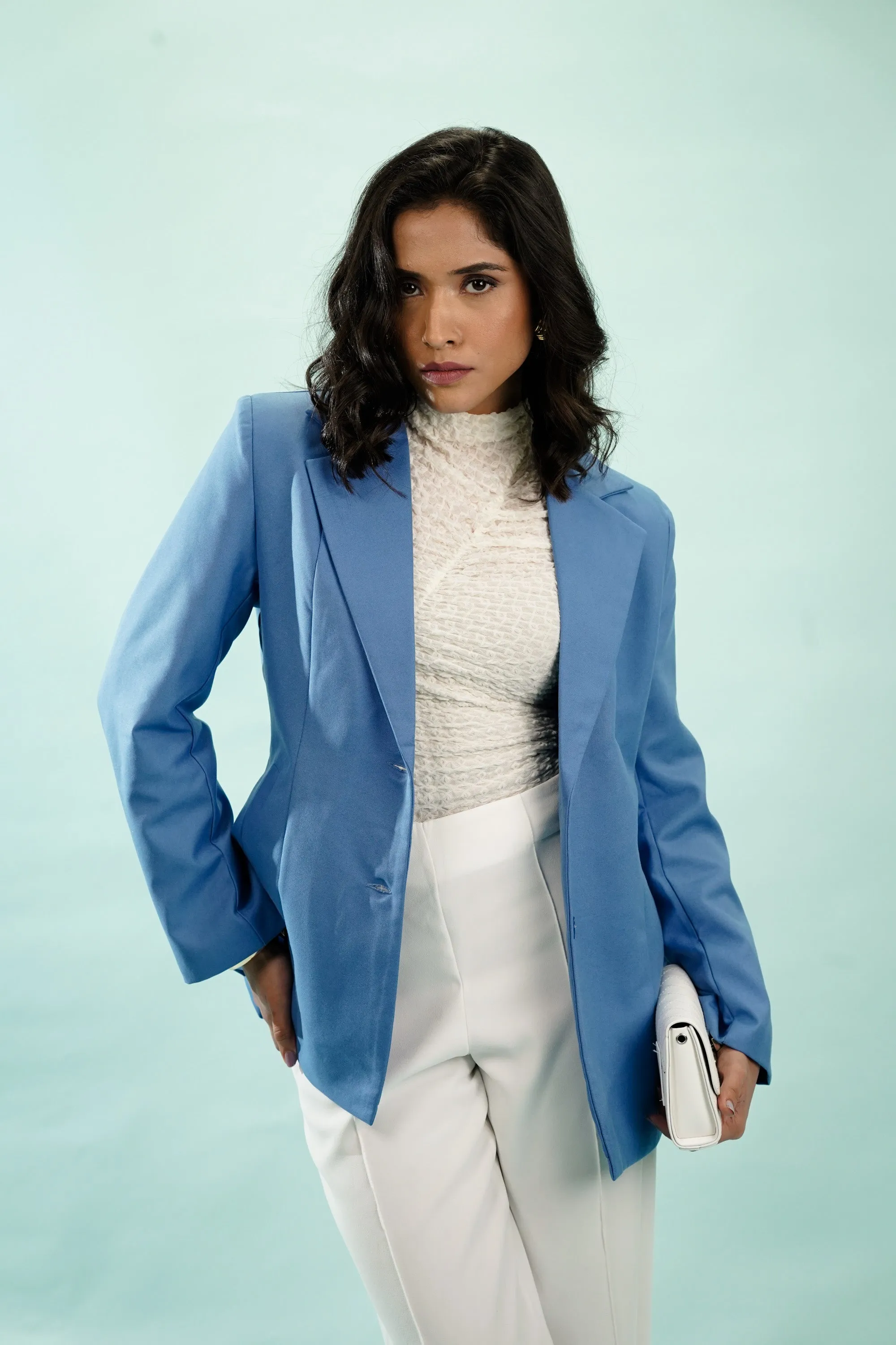 Lavish Blue Summer Blazer