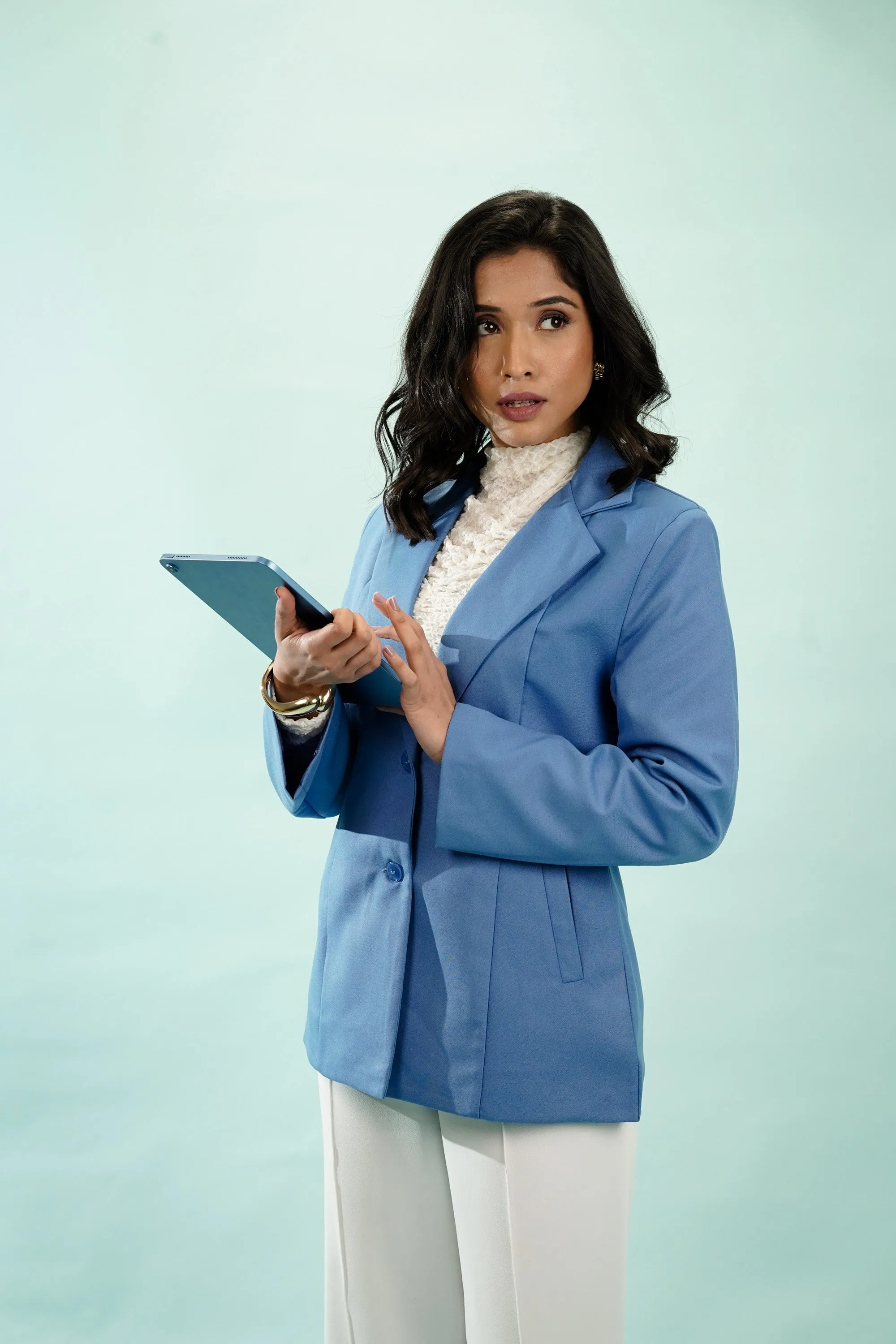 Lavish Blue Summer Blazer