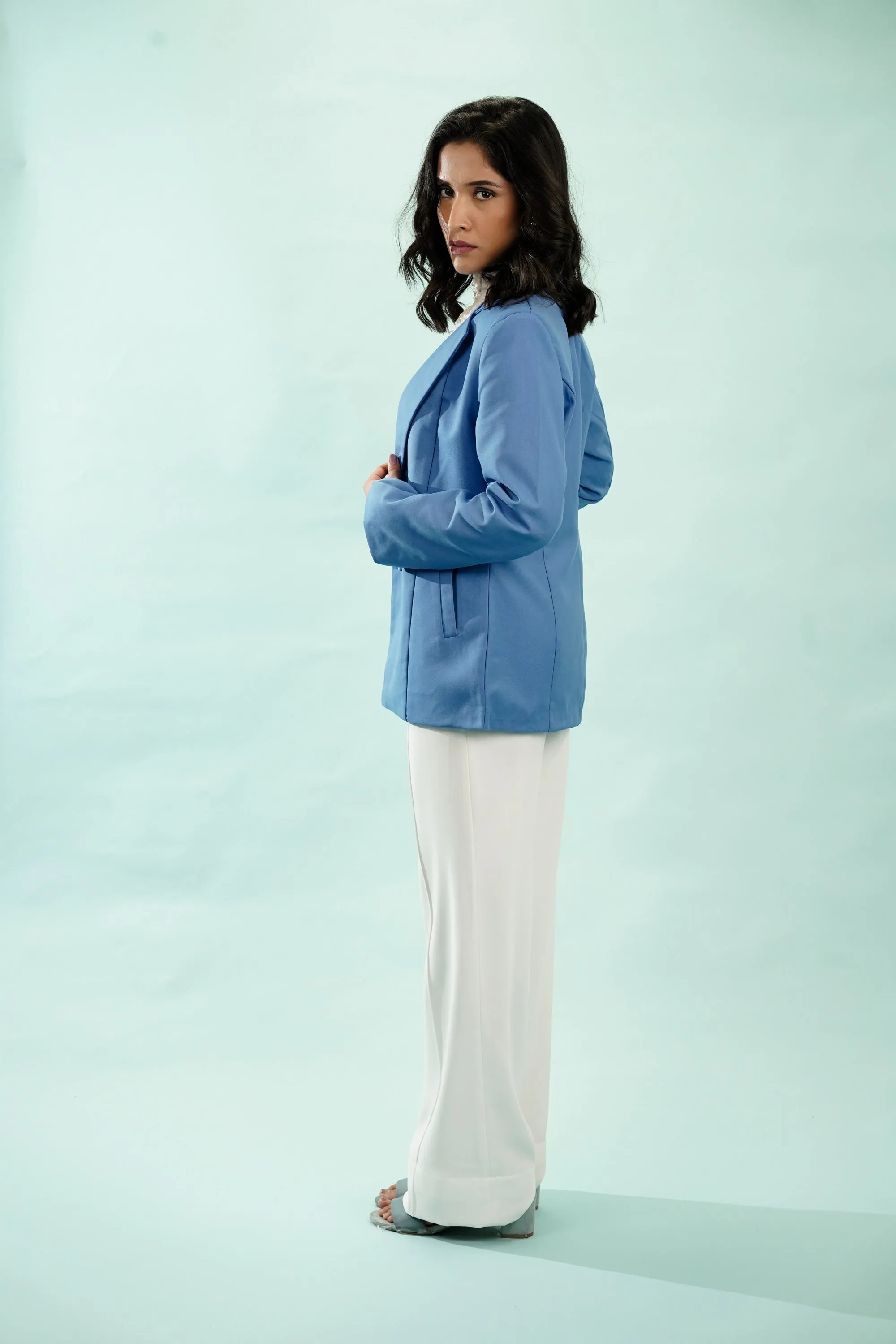 Lavish Blue Summer Blazer