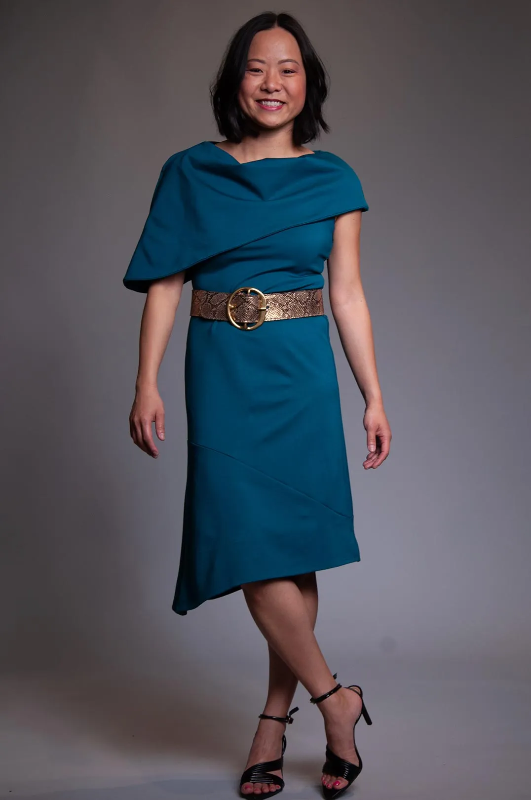 Leigh Dress - Deep Teal