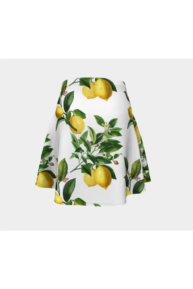 Lemon Blossom and Fruit Flare Skirt