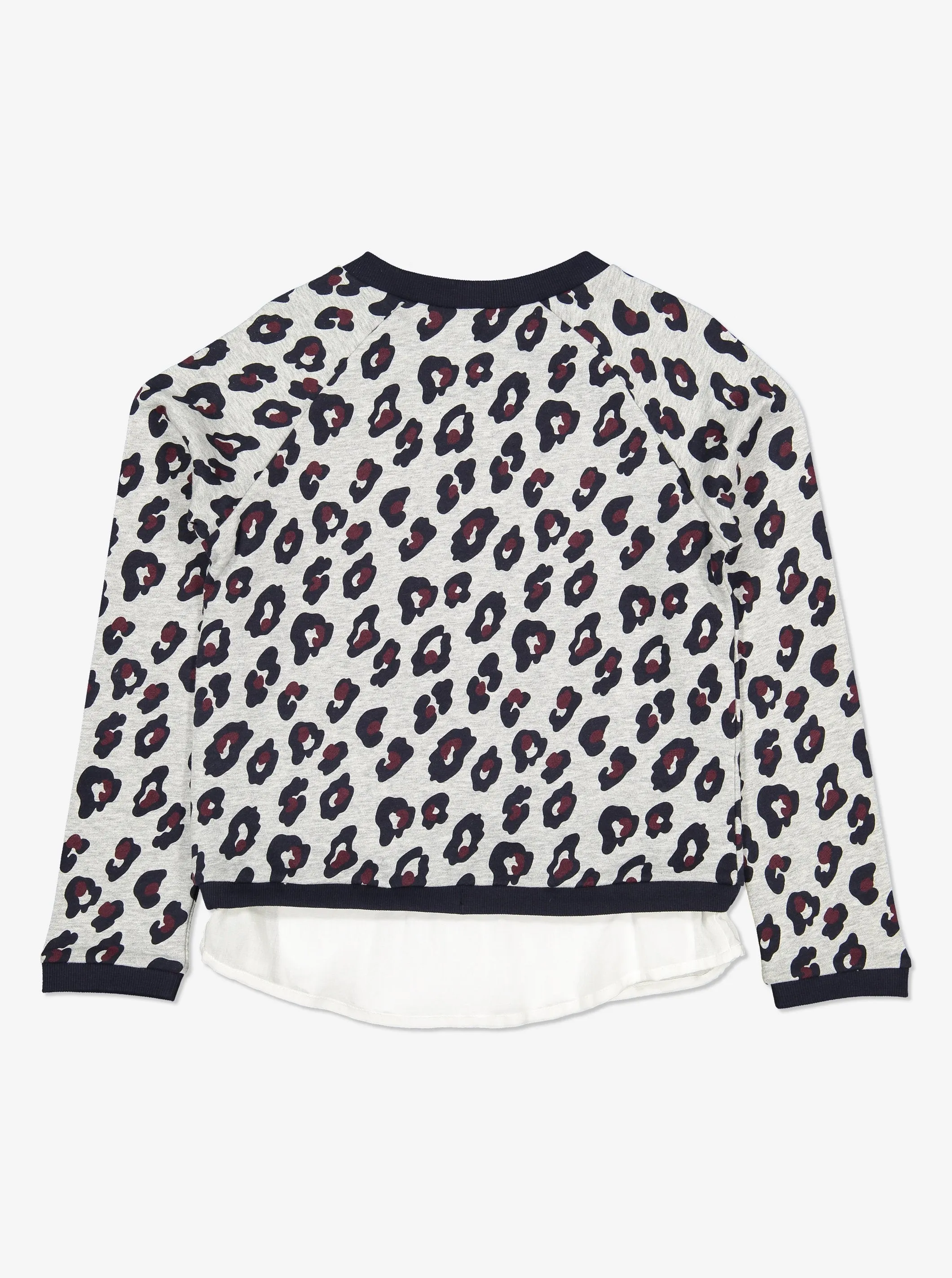 Leopard Print Kids Sweatshirt