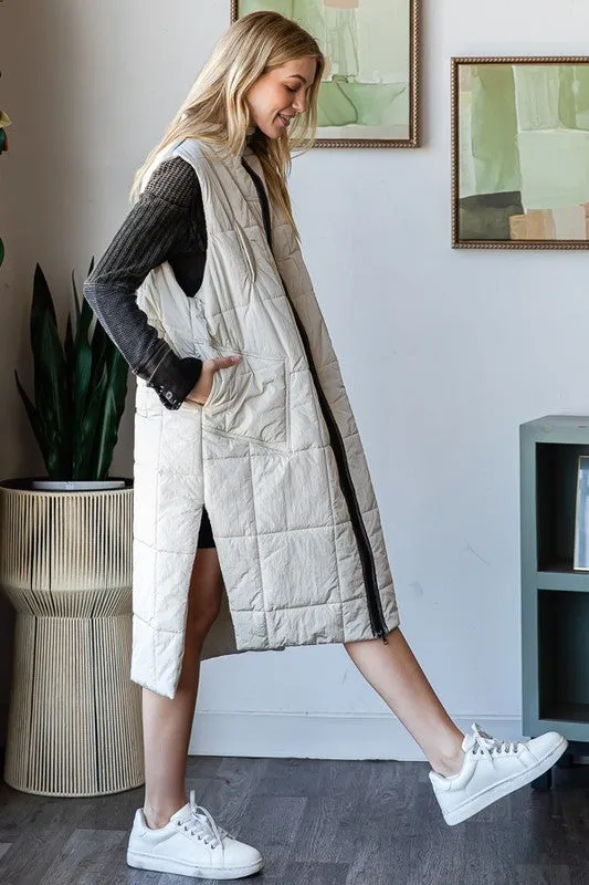 Long Padded Vest