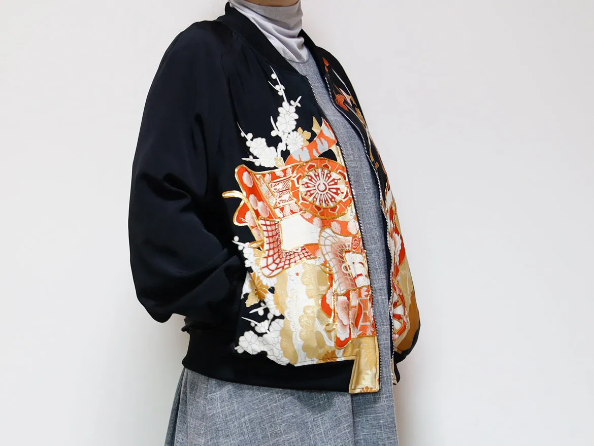 <J09-015> KIMONO BOMBER Jacket