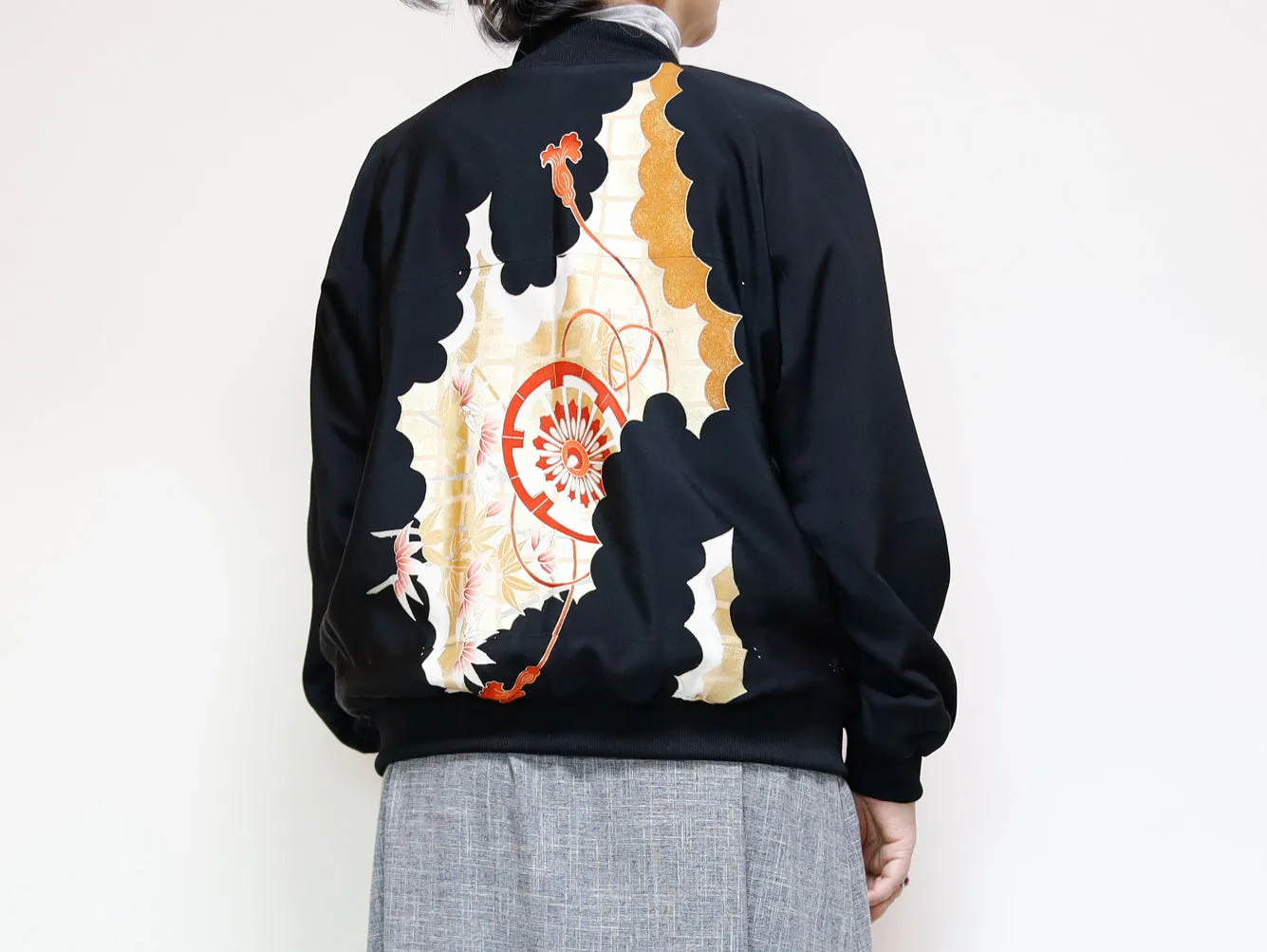 <J09-015> KIMONO BOMBER Jacket