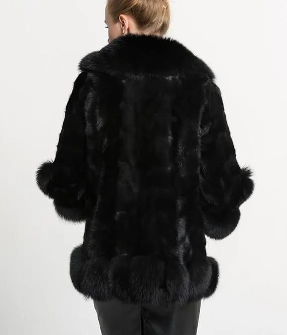 Lux Genuine Mink Fur Coats