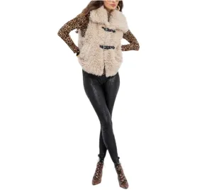 Luxurious faux fur vest