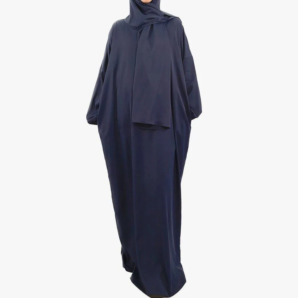 MA001 Hijab Attached Hoodie Abaya